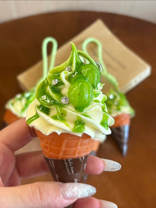 MOMO Realistic Fruit Ice Cream Charms