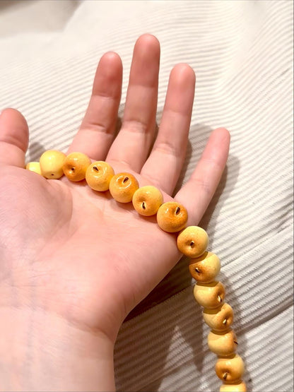 Mini Yellow Apple Phone Charm