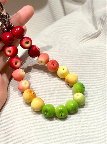 Mini Colorful Apple Phone Charm