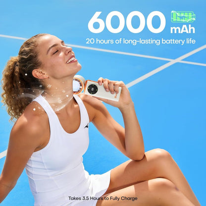 TOVINY Portable Handheld Fan 6000mAh