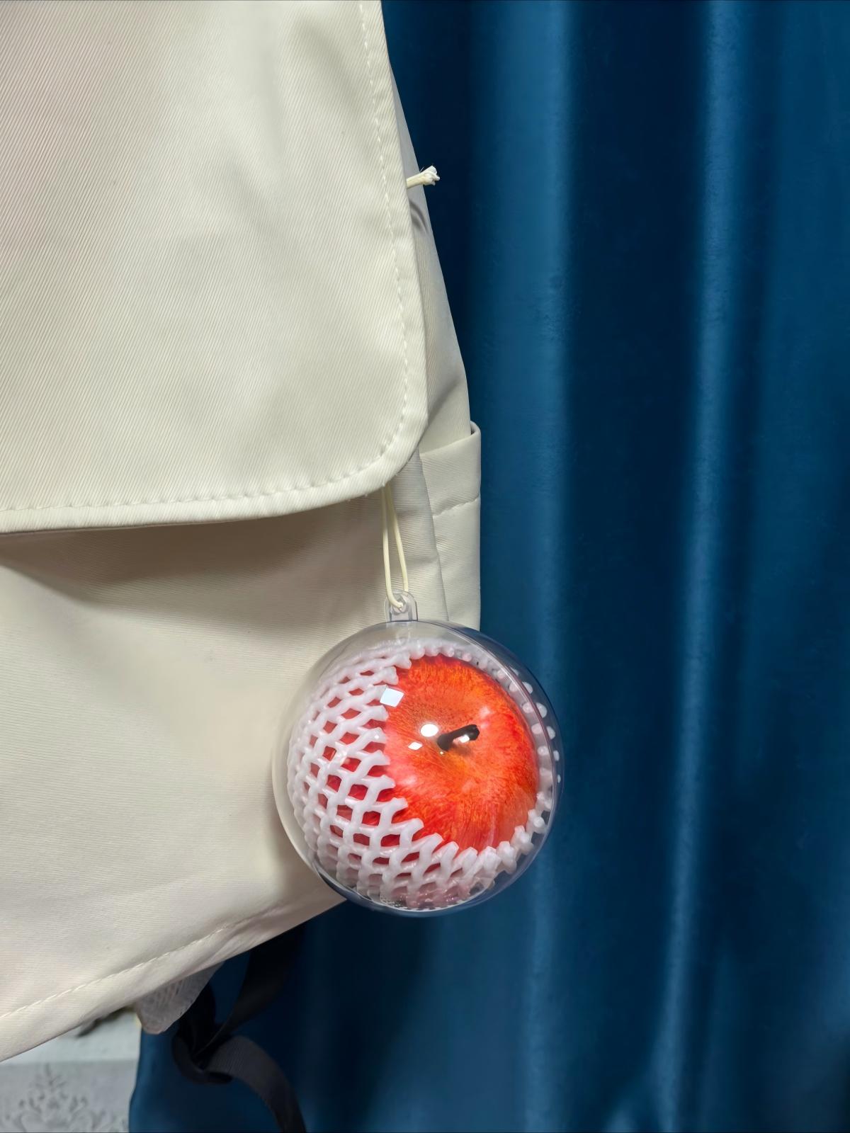 MOMO Realistic Pink Apple Charm