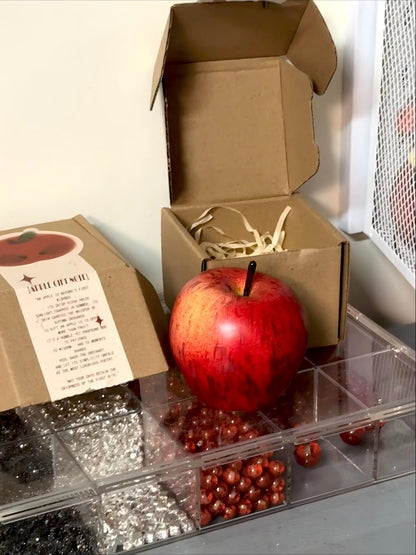 MOMO Realistic Dark Red Apple Charm